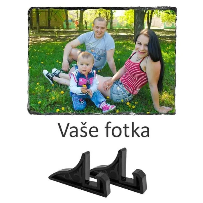 Fotokámen - Tvoje fotka na břidlici