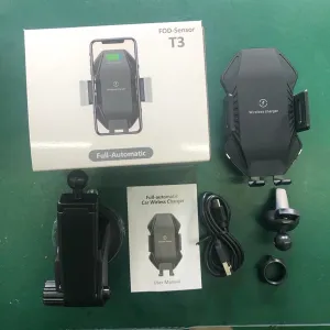Bezdrátová nabíječka do auta 15W s automatickým uchycením