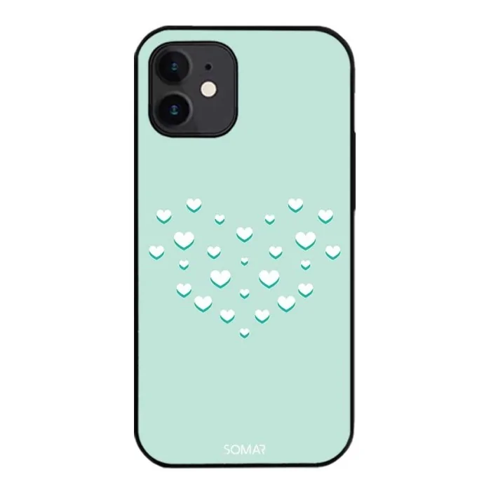 Kryt na mobil Heart cloud lightblue