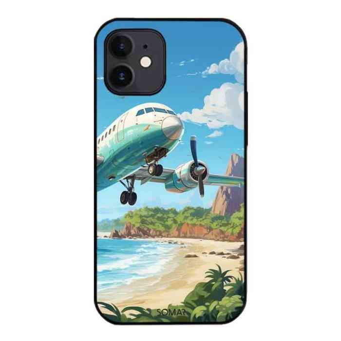Kryt na mobil Letadlo nad pláží