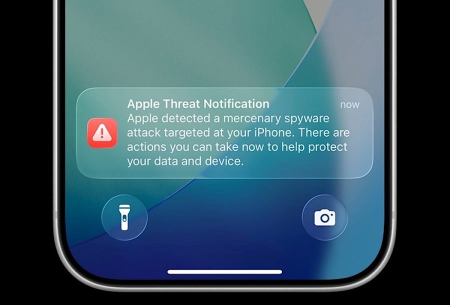 Apple vás upozorní na špionážní útok přímo na obrazovku