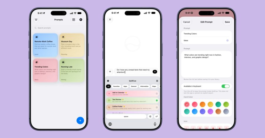 QuillCue: Chytrá klávesnice, která změní váš vztah k Siri AI